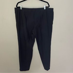 Eileen Fisher Woman Dark Grey Elastic Waist Pull On Dress Pants Women’s Size 2x